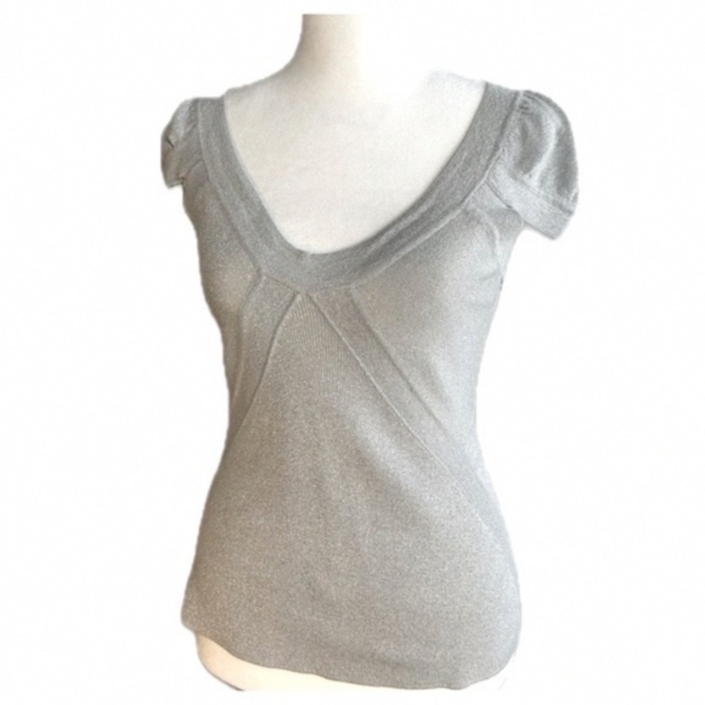 Moda International Silver Blouse